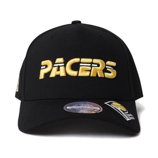 Mitchell & Ness X Flexfit 110 Double Up Snapback Indiana Pacers - Black