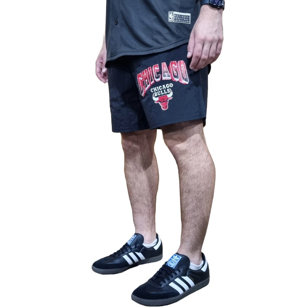 NBA Essentials Angola Nylon Short Chicago Bulls - Black