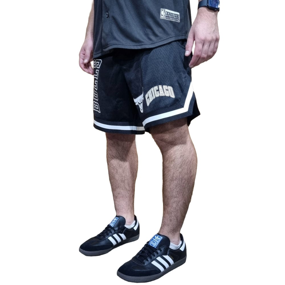 NBA Essentials Linden Mesh Short Chicago Bulls - Black