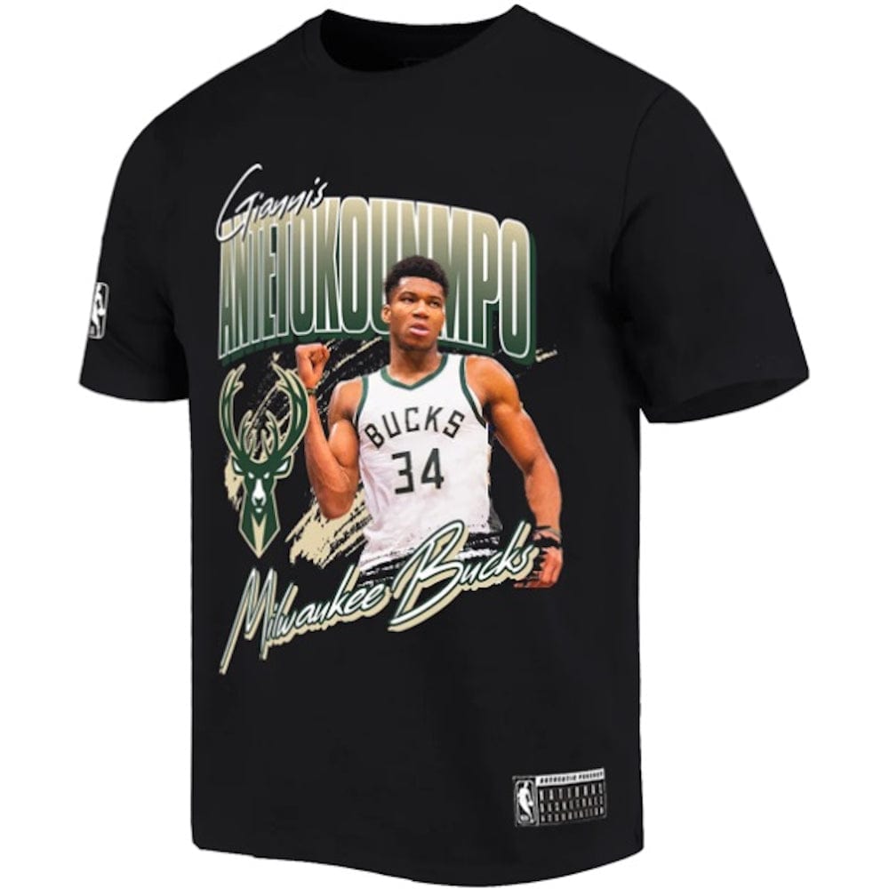 NBA Essentials Jones Tee Bucks Giannis Antetokounmpo - Black