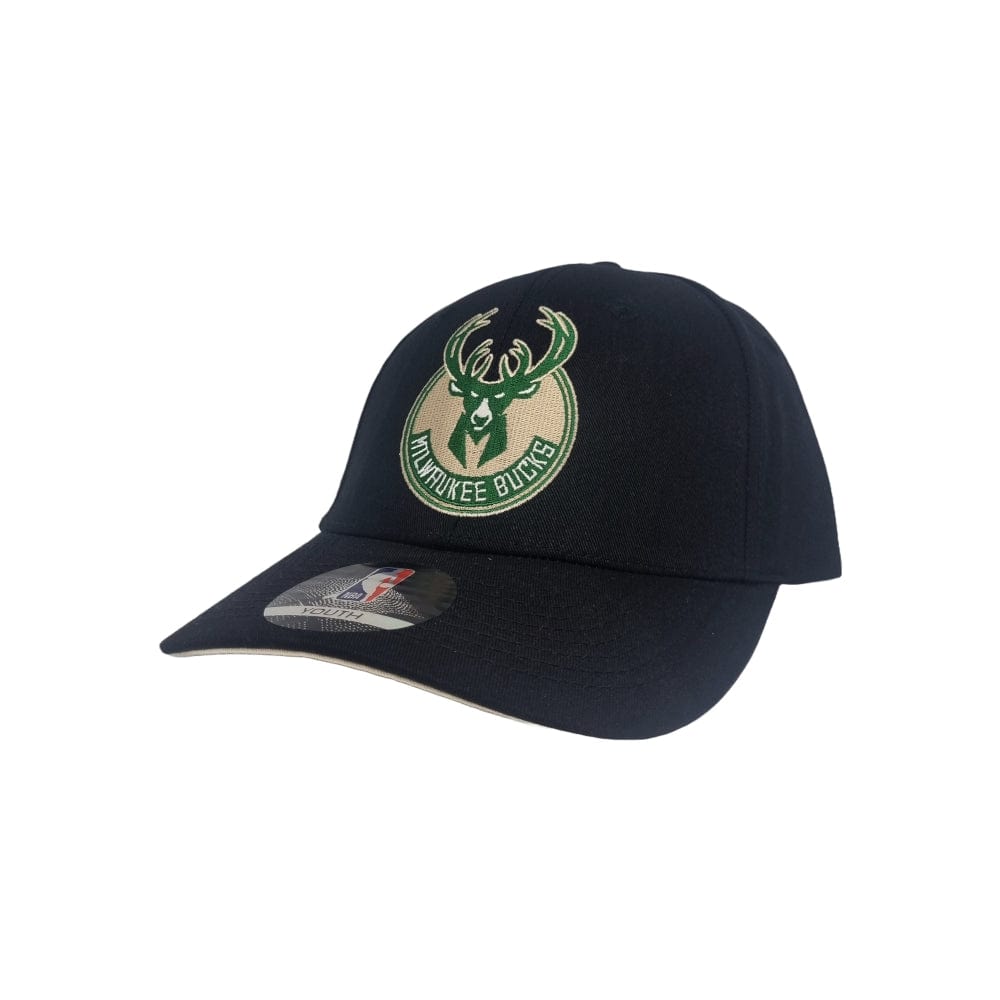 NBA Essentials Youth Classic 6 Panel Snapback Milwaukee Bucks - Black