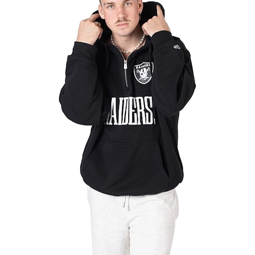 New Era 1/4 Zip Hoodie Las Vegas Raiders - Black