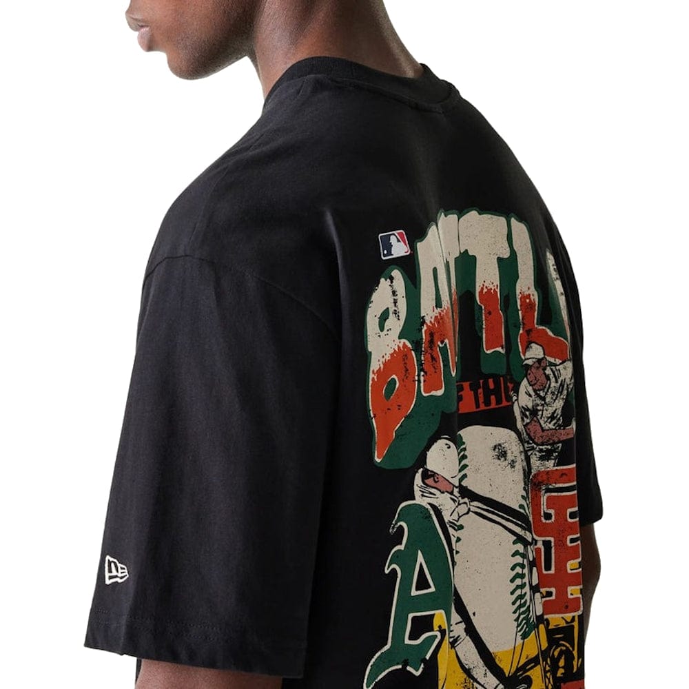 New Era Battle Of The Bay Oversize Tee - Black