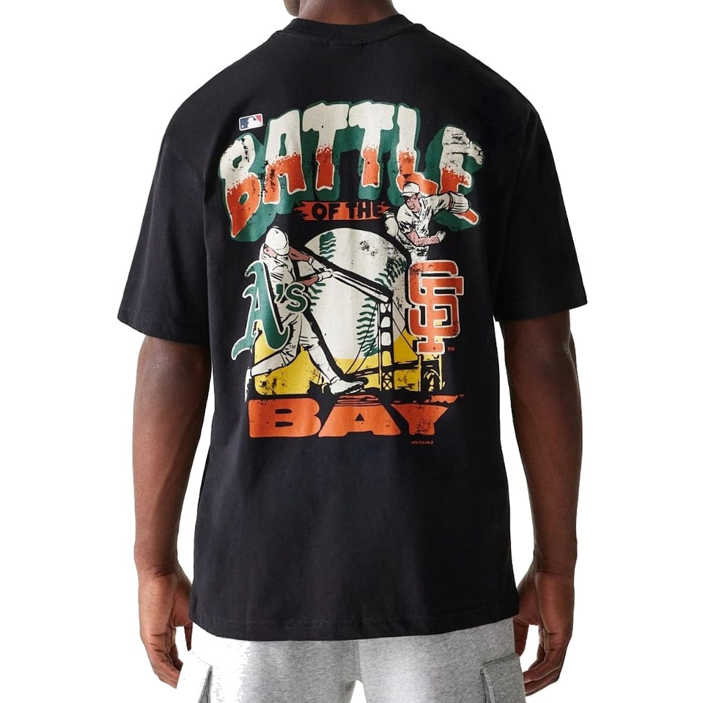 New Era Battle Of The Bay Oversize Tee - Black