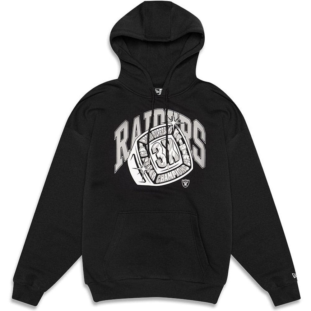 New Era Champs Oversize Hoodie Las Vegas Raiders - Black