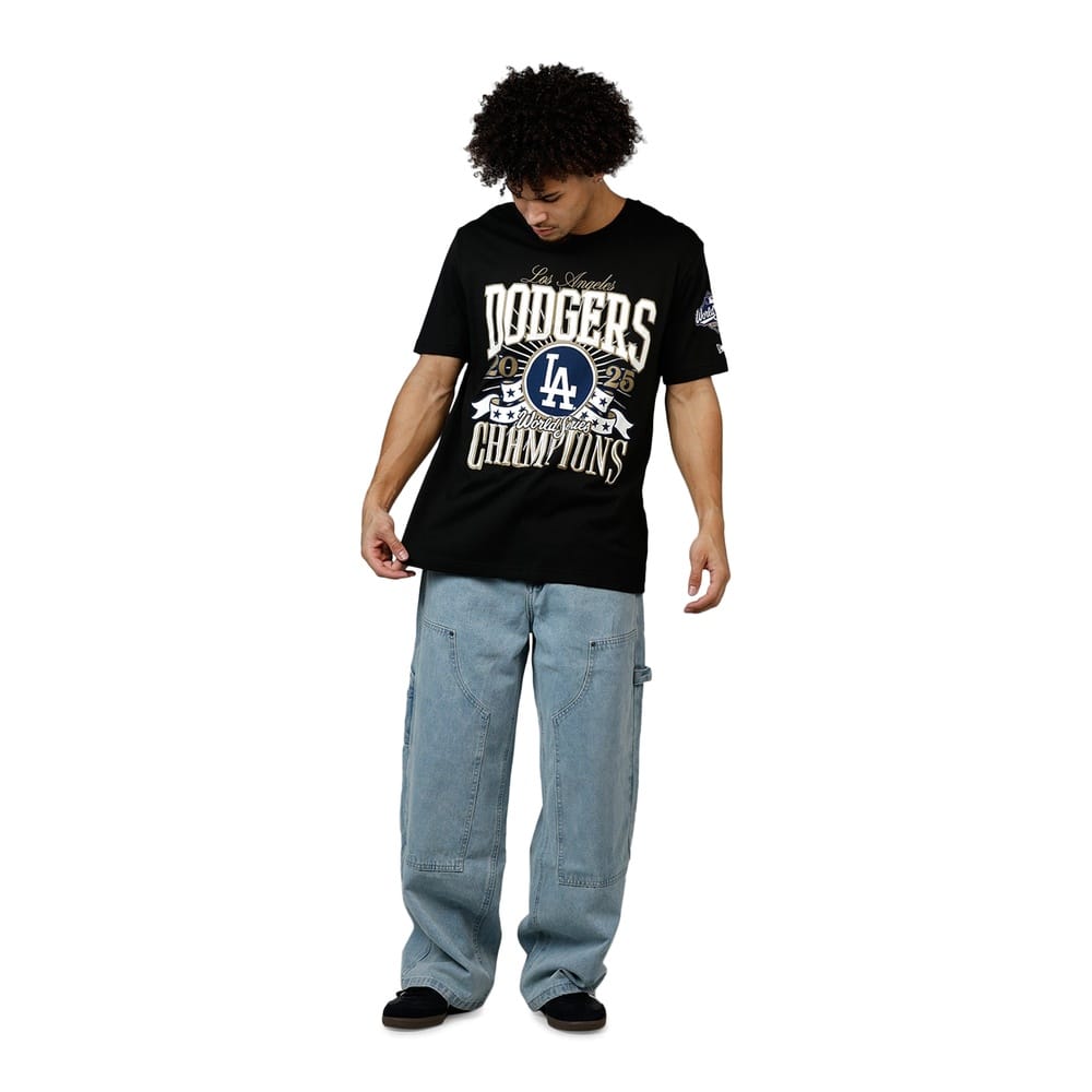 New Era Los Angeles Dodgers MLB World Series Oversized T-Shirt - Black