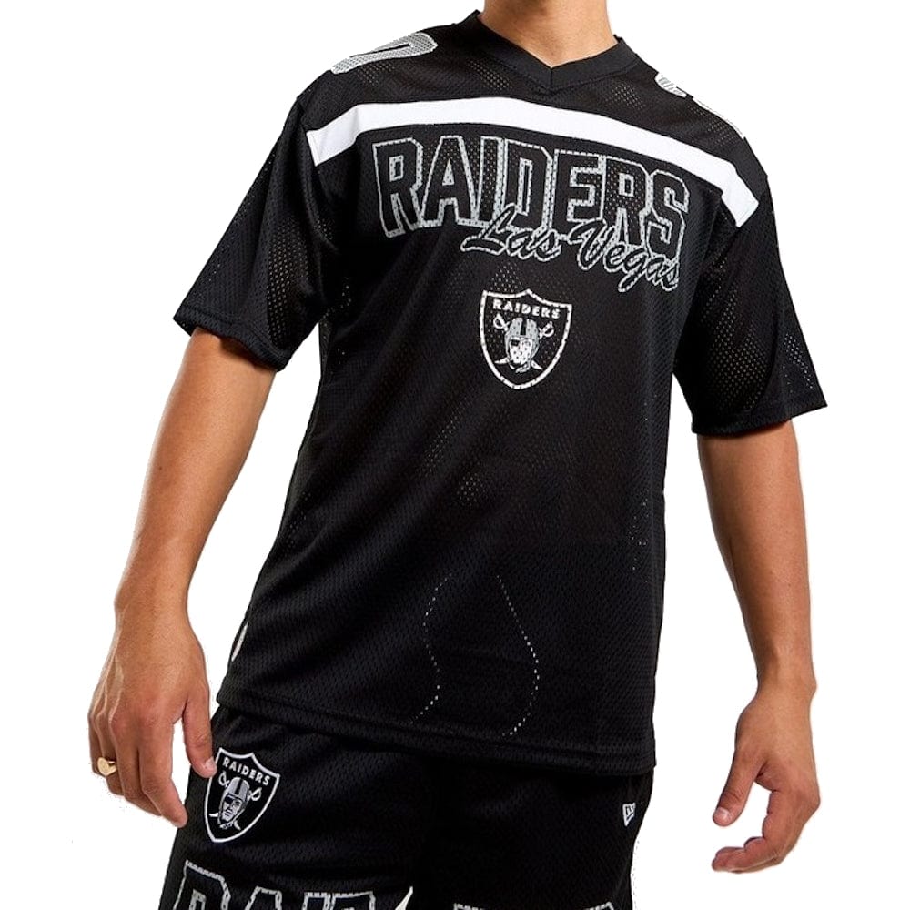 New Era Mesh Graphic Jersey Las Vegas Raiders - Black