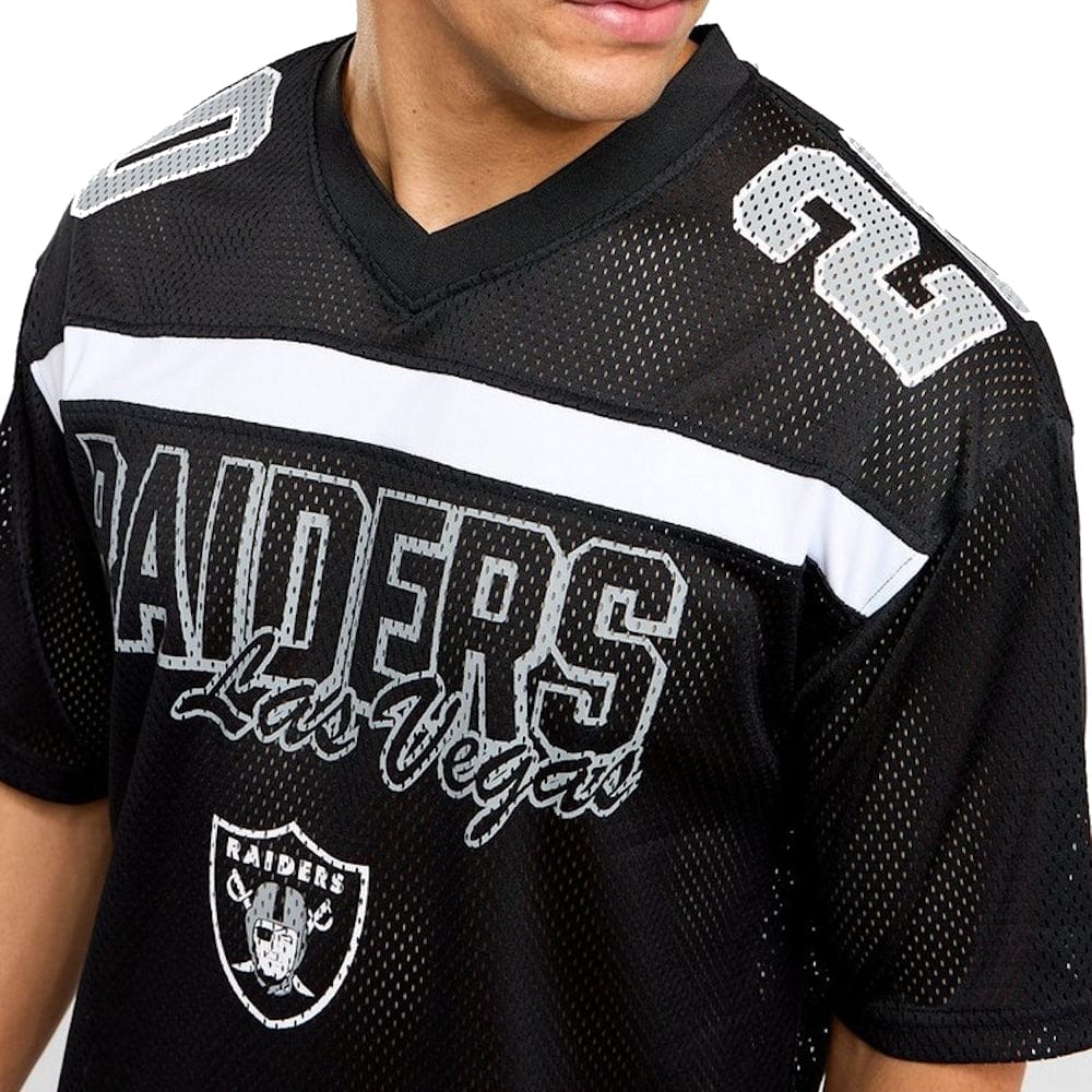 New Era Mesh Graphic Jersey Las Vegas Raiders - Black