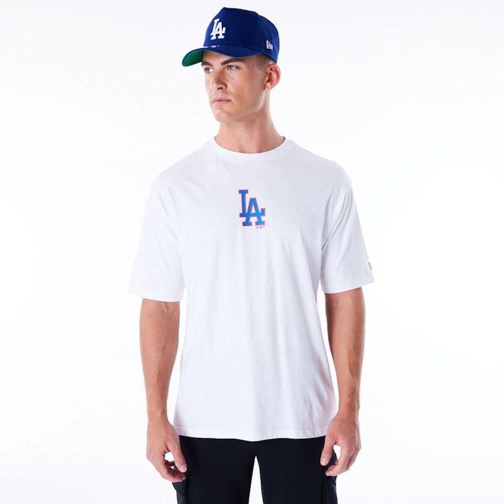 New Era MLB World Series Oversized Tee Los Angeles Dodgers - White