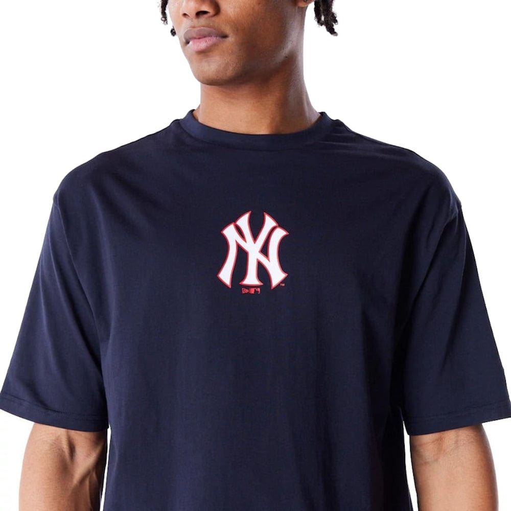 New Era MLB World Series Oversized Tee New York Yankees - Navy