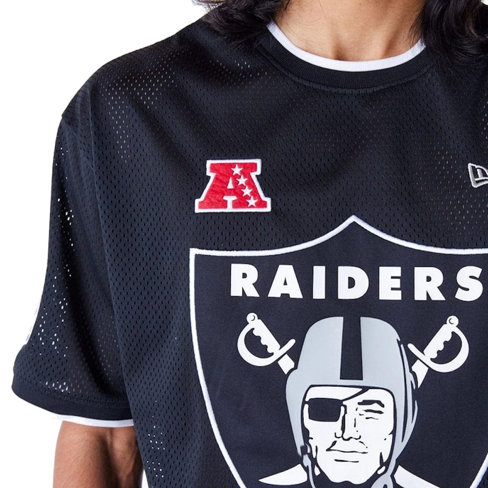 New Era NFL Oversized Mesh Tee Las Vegas Raiders - Black
