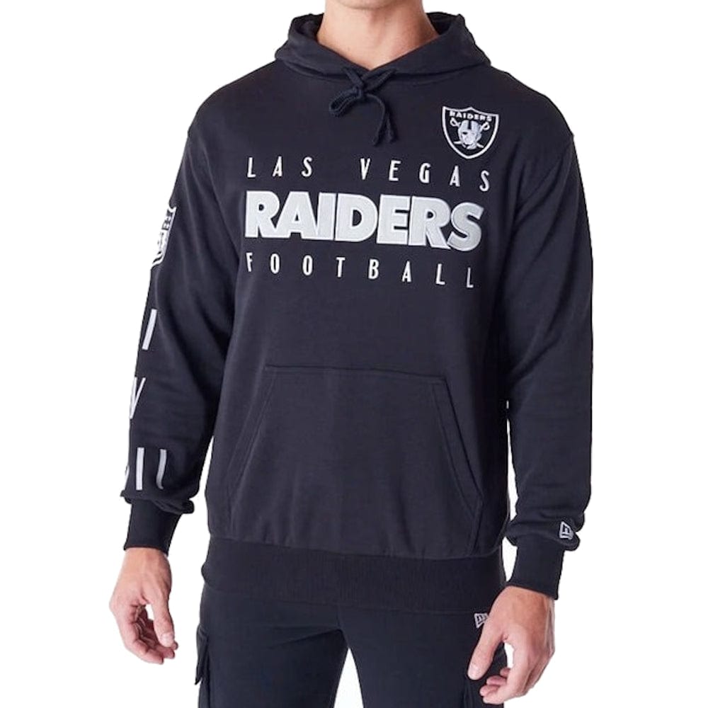 New Era NFL Patch Oversized Hoodie Las Vegas Raiders - Black