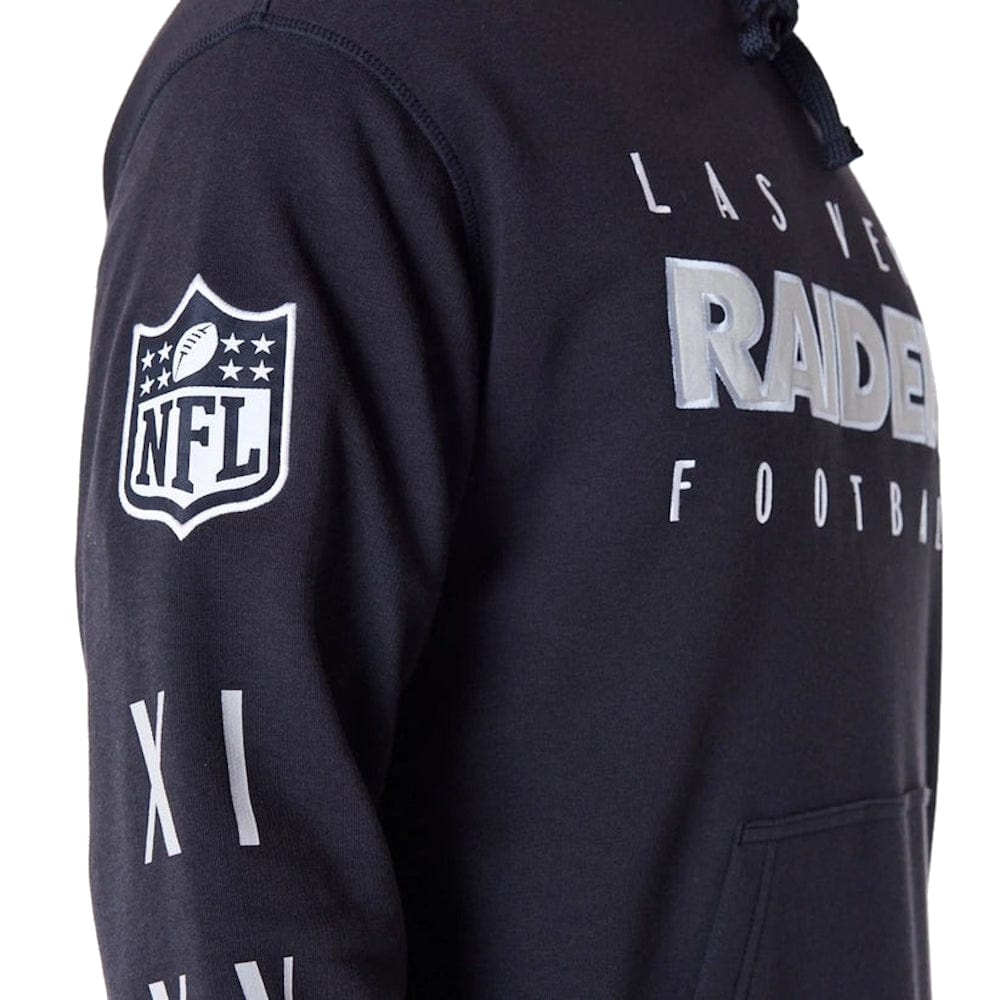 New Era NFL Patch Oversized Hoodie Las Vegas Raiders - Black