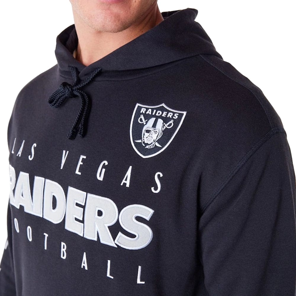 New Era NFL Patch Oversized Hoodie Las Vegas Raiders - Black