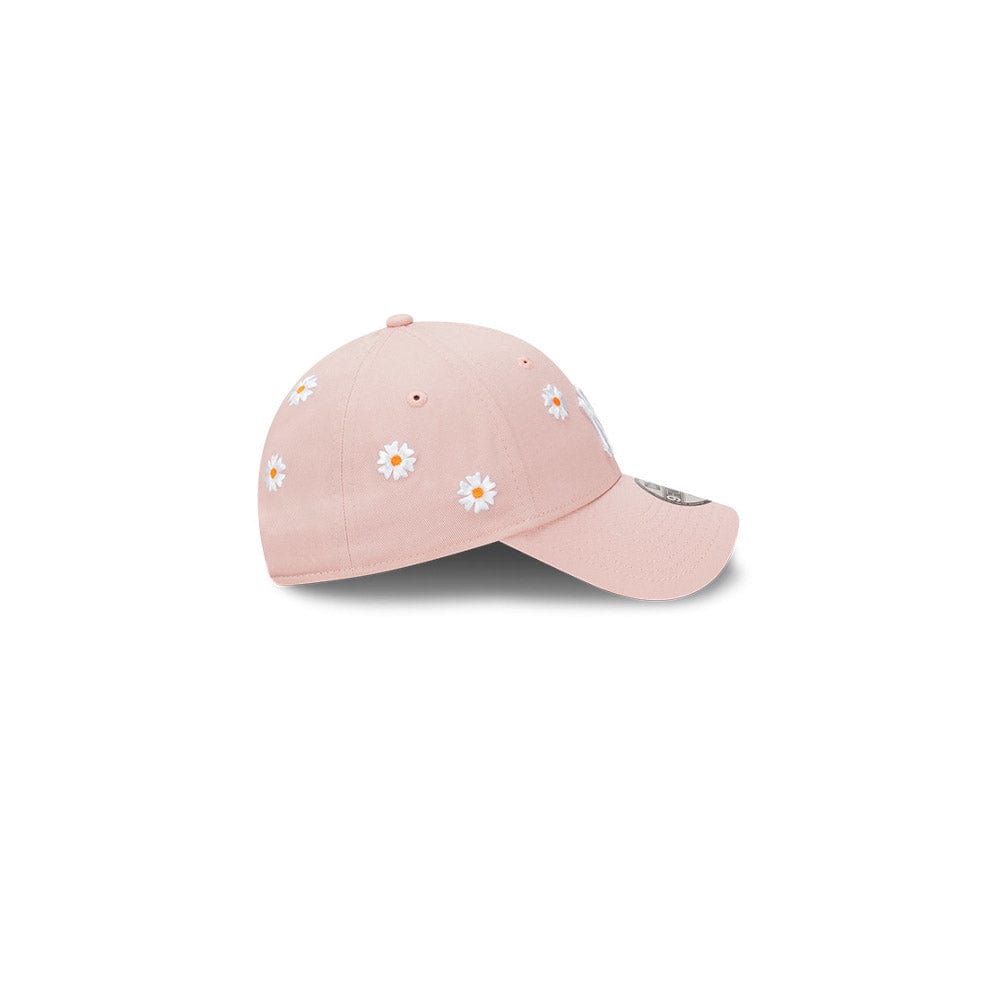New Era Childrens 9FORTY Daisy Strapback New York Yankees - Pink Rouge / White