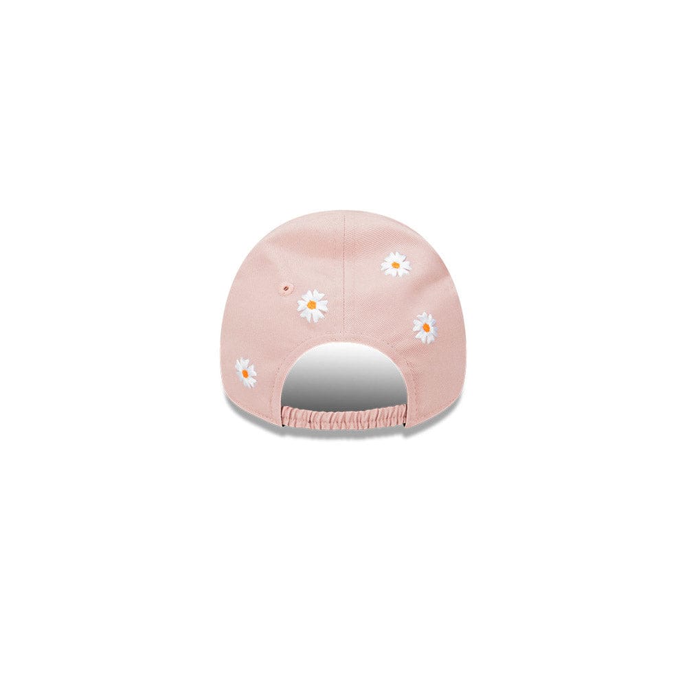 New Era Childrens 9FORTY Daisy Strapback New York Yankees - Pink Rouge / White