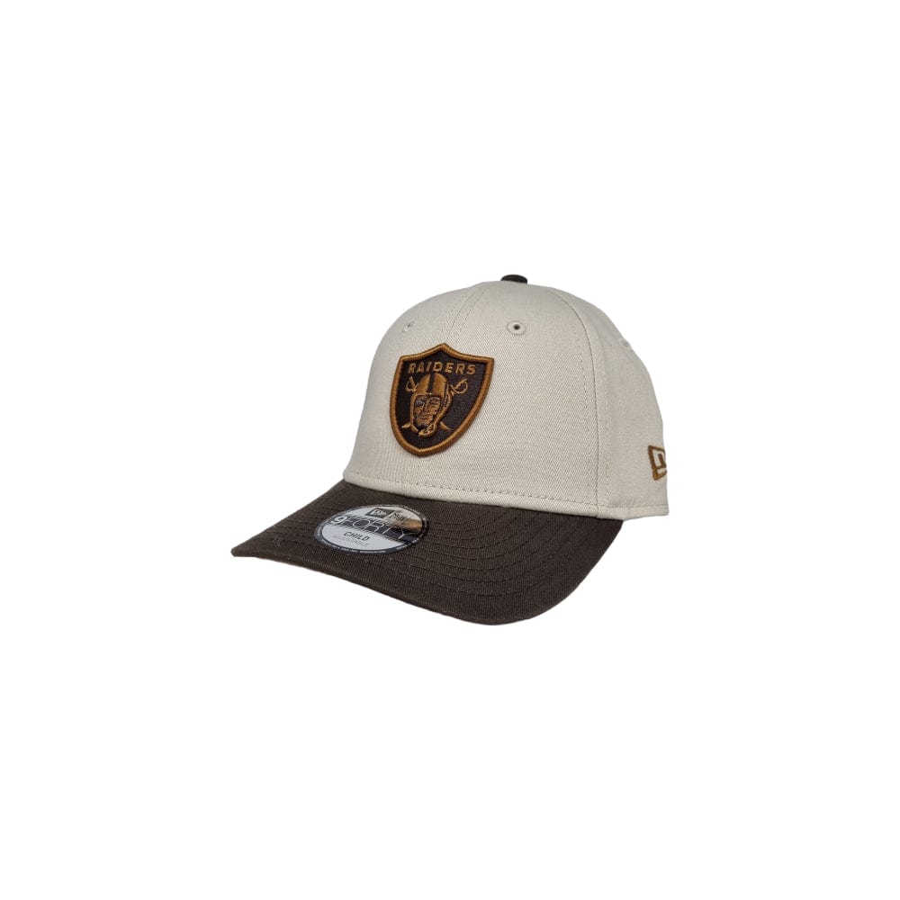 New Era Childrens Caramel Wafer Strapback Las Vegas Raiders - Stone / Walnut