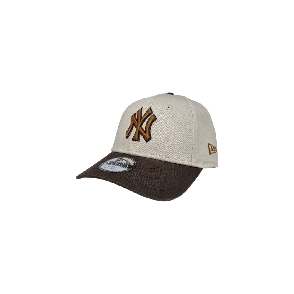 New Era Childrens Caramel Wafer Strapback New York Yankees - Stone / Walnut