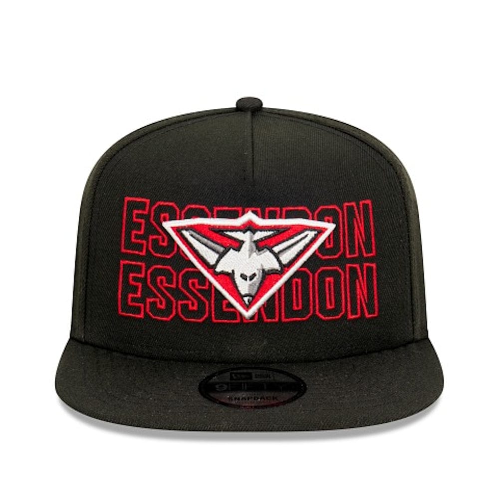 New Era 9FIFTY Neon Lights A-Frame Snapback Essendon Bombers - Black