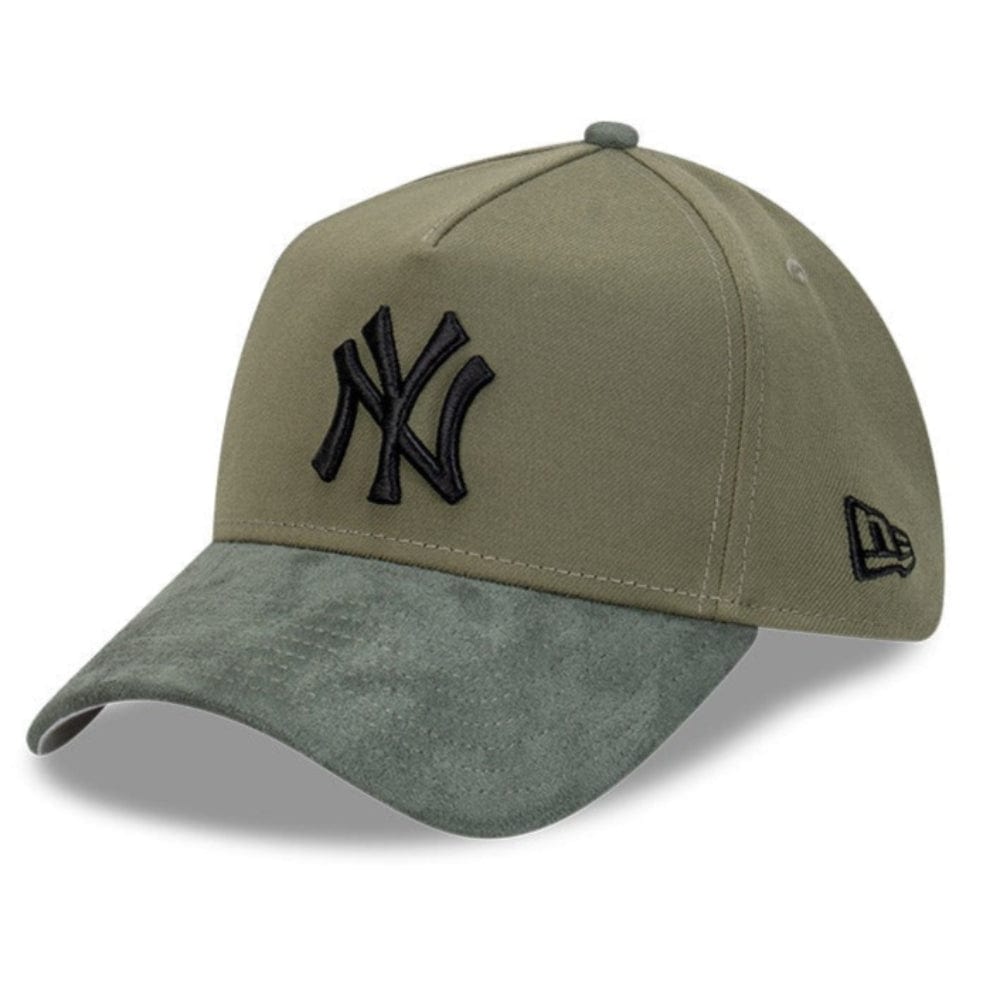 New Era 39THIRTY 2-Tone Suede A-Frame Fitted Cap New York Yankees - Olive Premium