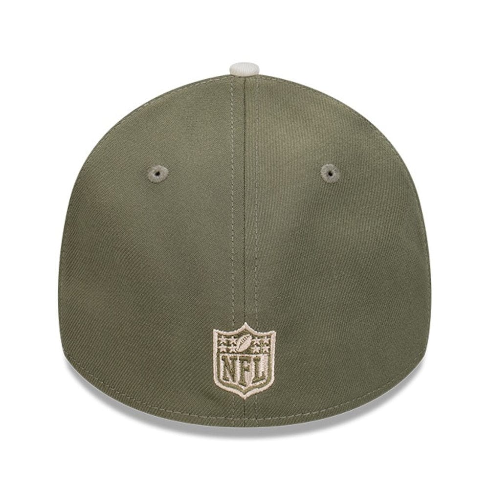 New Era 39THIRTY A-Frame Stretch Fit Cap Las Vegas Raiders - New Olive / Vintage Stone