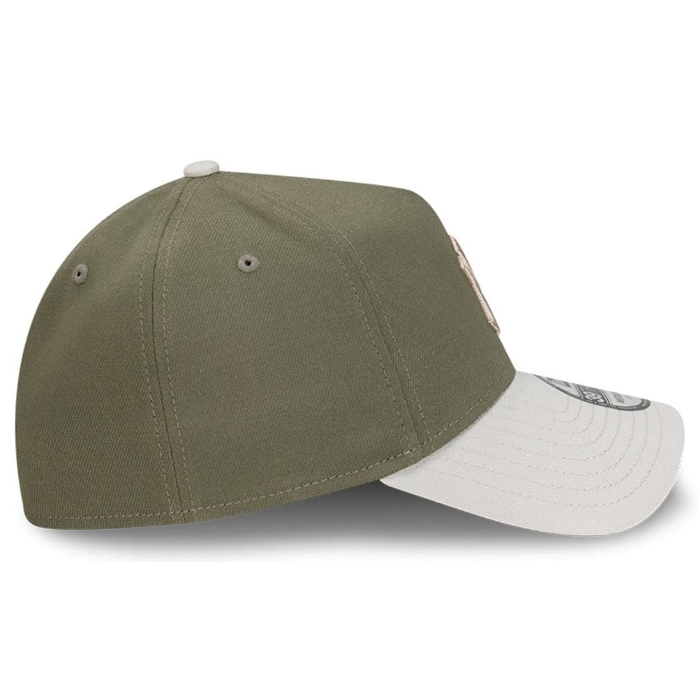 New Era 39THIRTY A-Frame Stretch Fit Cap New York Yankees - New Olive / Vintage Stone