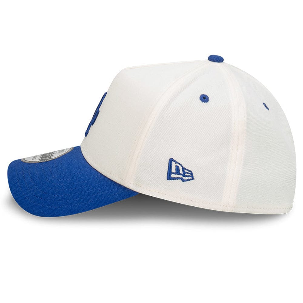 New Era 39THIRTY Cut N Paste A-Frame Stretch Fit Cap Los Angeles Dodgers - Chrome White / Royal