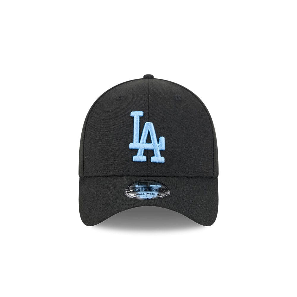New Era 39THIRTY Fitted Cap Los Angeles Dodgers - Black / Sky Blue
