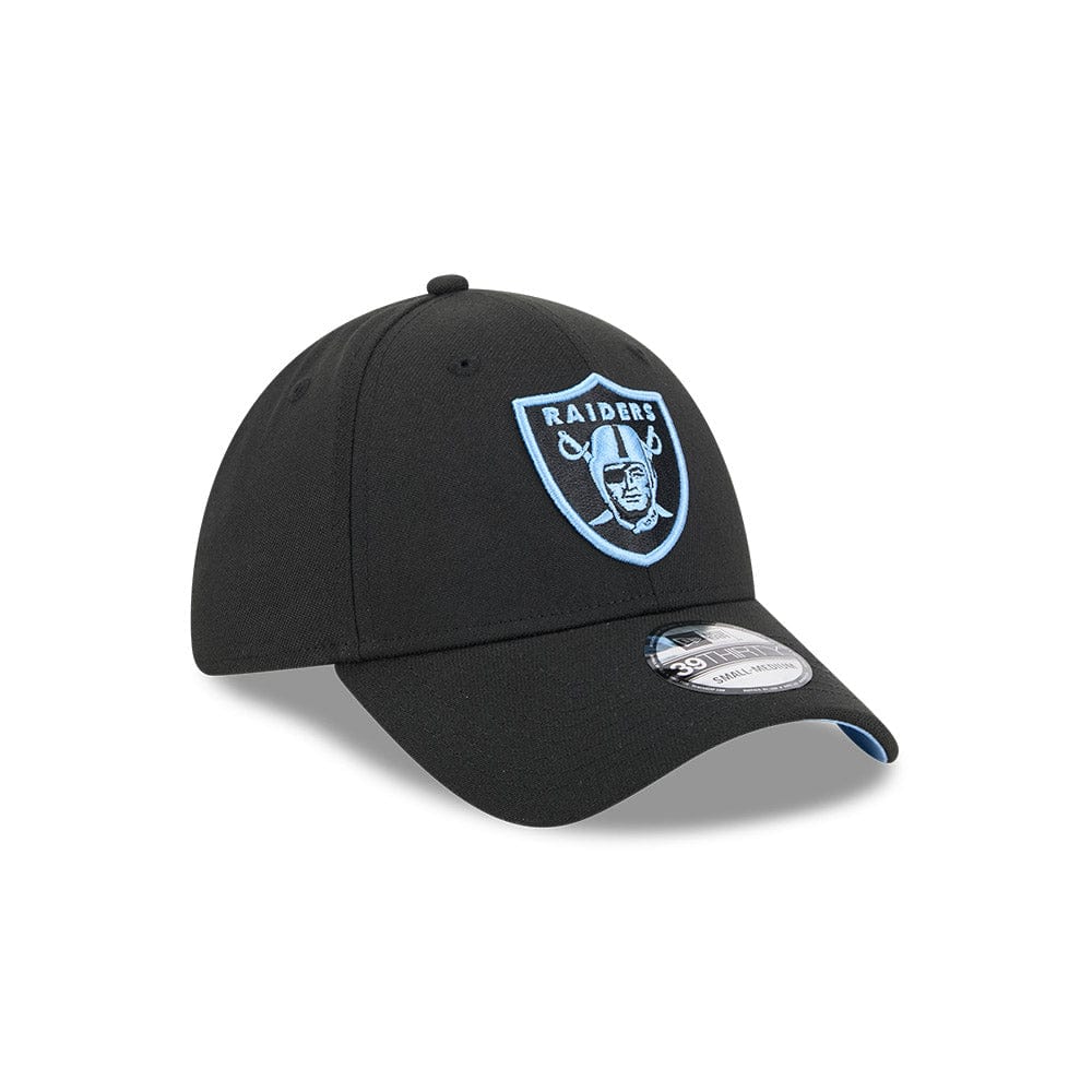 New Era 39THIRTY Fitted Cap Los Vegas Raiders - Black / Sky Blue