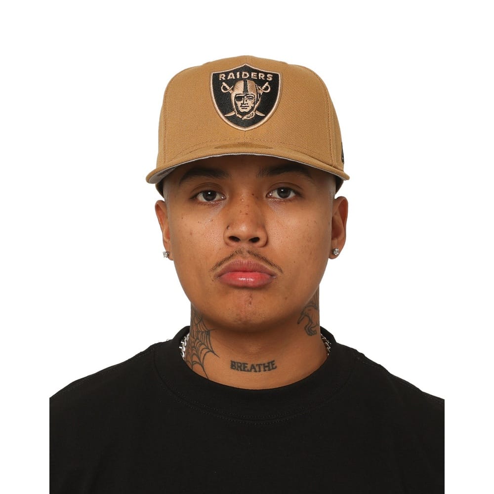 New Era 39THIRTY Fitted Cap Los Vegas Raiders - Black / Wheat