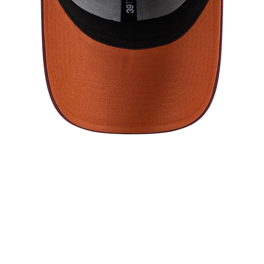 New Era 39THIRTY Frosted Rust Stretch Fit Cap - Maroon