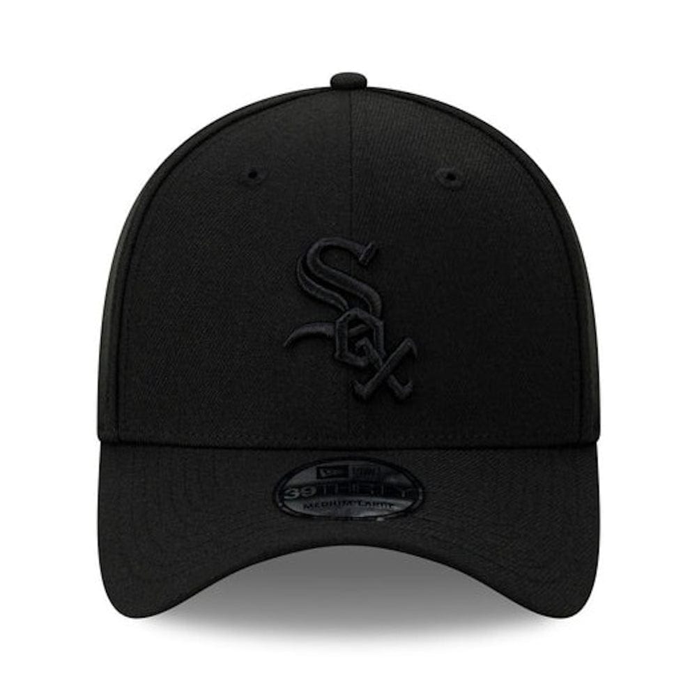 New Era 39THIRTY Stretch Fit Cap Chicago White Sox - Black / Black