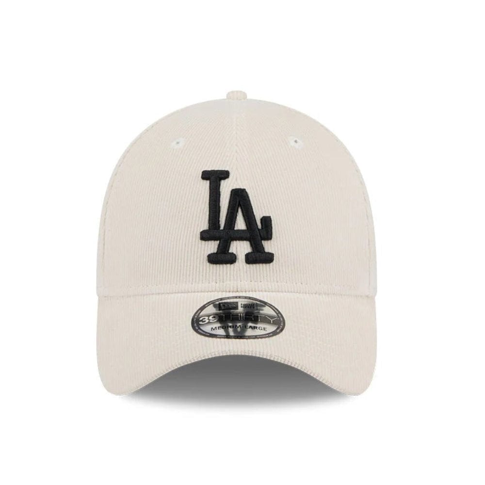 New Era 39THIRTY Stretch Fit Cap Los Angeles Dodgers - Cord Stone