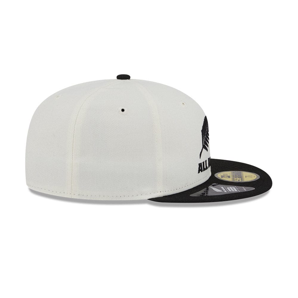 New Era 59FIFTY 2 Tone Fitted Cap All Blacks - Chrome / Black