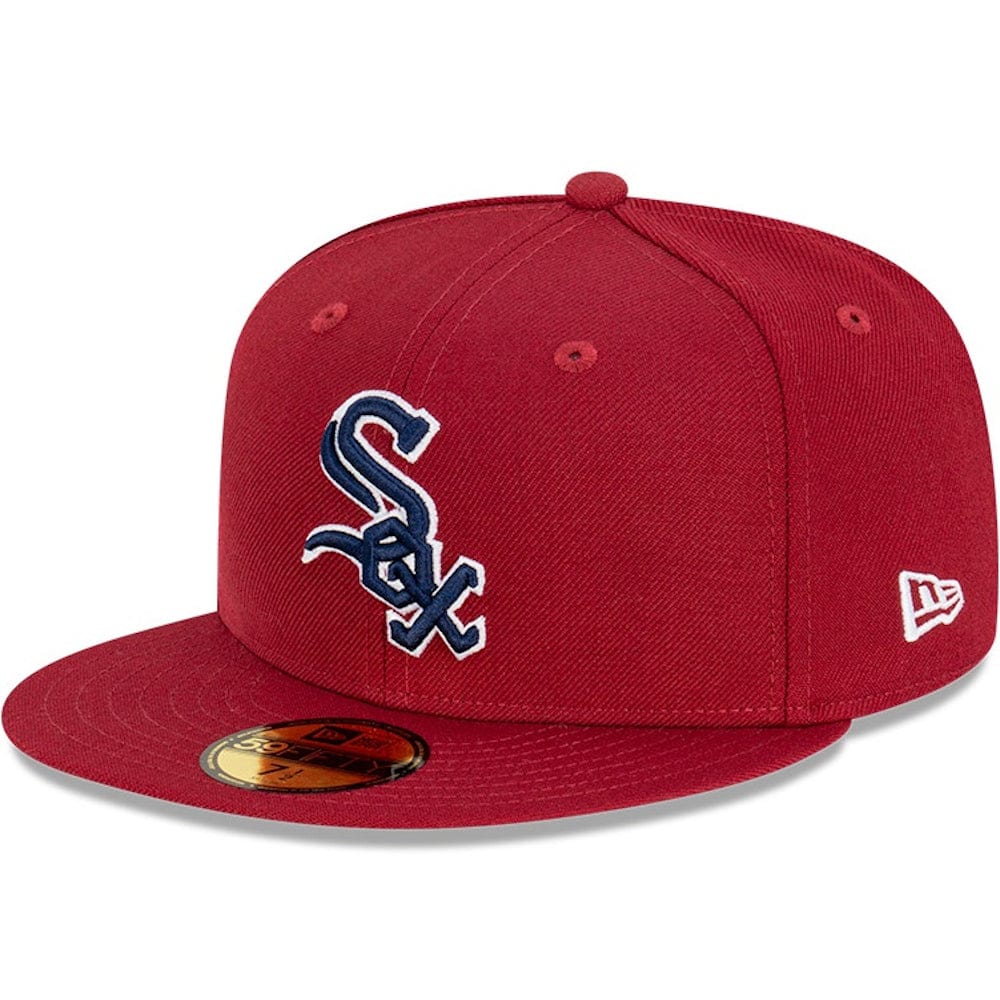New Era 59FIFTY Bordeaux Blue Fitted Cap Chicago White Sox - Cardinal / Navy