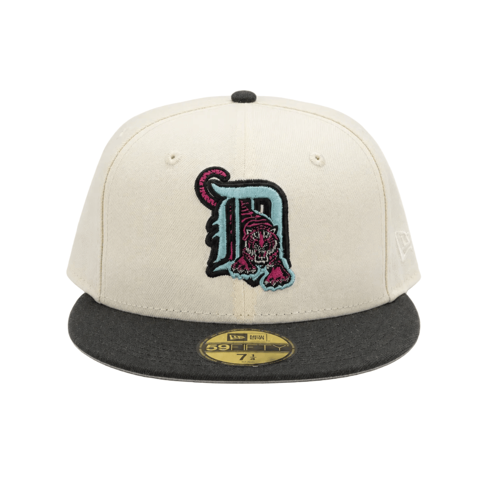 New Era 59FIFTY Chrome Fitted Cap Detroit Tigers  - Chrome White / Black