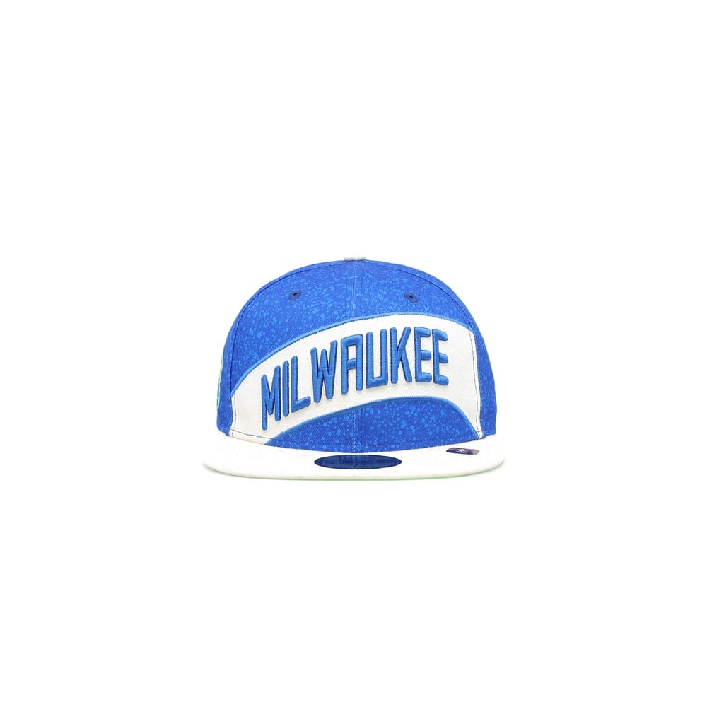 New Era 59FIFTY Fitted Cap Letterman Pin Milwaukee Bucks Cord - Green