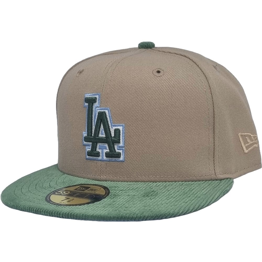 New Era 59FIFTY Oasis Fitted Cap Los Angeles Dodgers - Camel / Cilantro Green / White