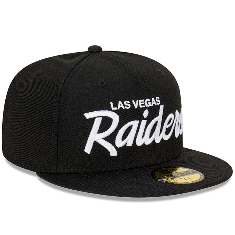New Era 59FIFTY Las Vegas Raiders Fitted Cap - Black / White