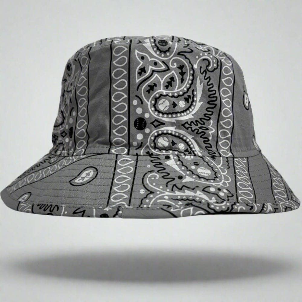 New Era Paisley Chicago White Sox Bucket Hat - Silver Grey
