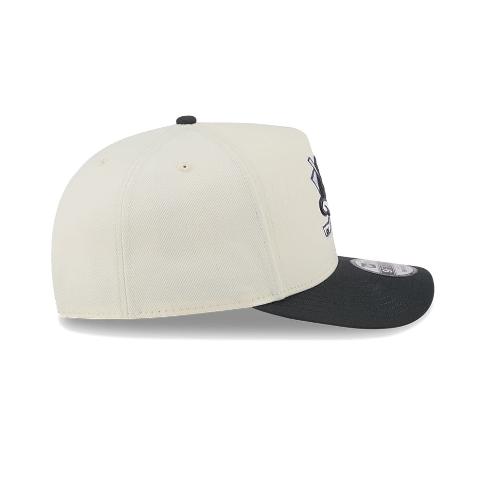 New Era 9FIFTY 3 Times A-Frame Pre-Curved Snapback Anaheim Ducks - Chrome / Steel