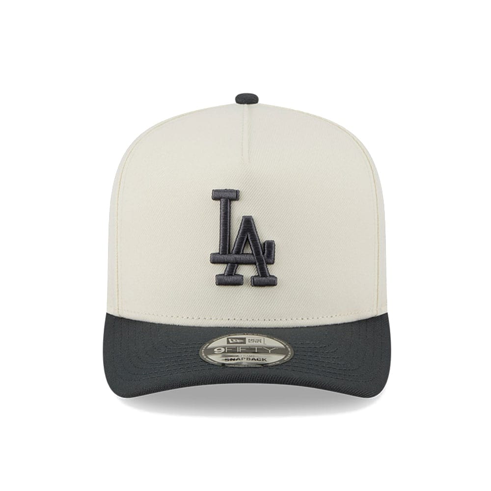 New Era 9FIFTY 3 Times A-Frame Pre-Curved Snapback Los Angeles Dodgers - Chrome / Steel
