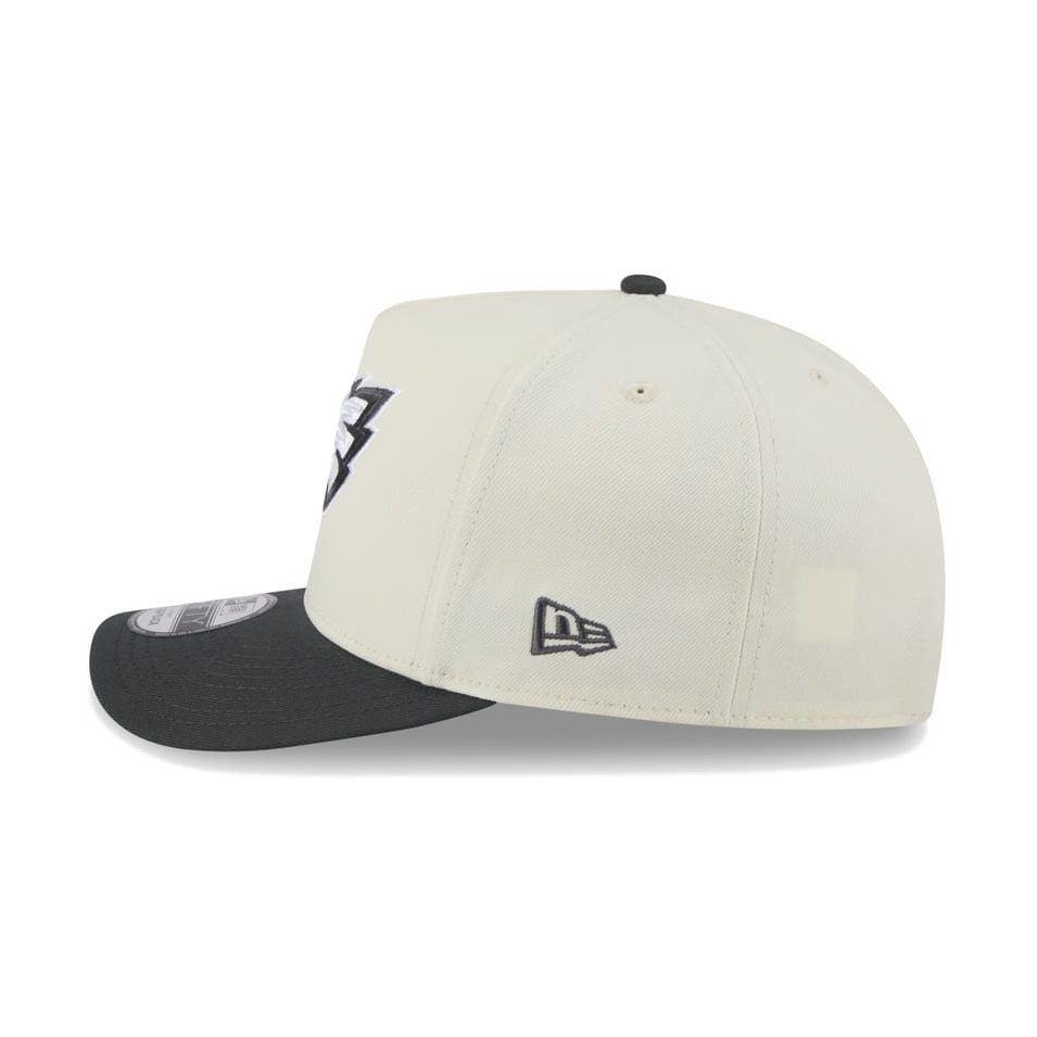 New Era 9FIFTY 3 Times A-Frame Pre-Curved Snapback Philadelphia Eagles - Chrome / Steel