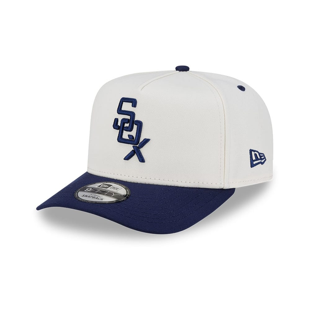 New Era 9FIFTY A-Frame 2 Tone Cooperstown Chicago White Sox - White