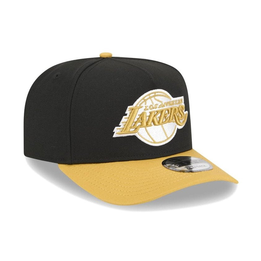 New Era 9FIFTY A-Frame Pre Curved Snapback Los Angeles Lakers - Black / Mustard