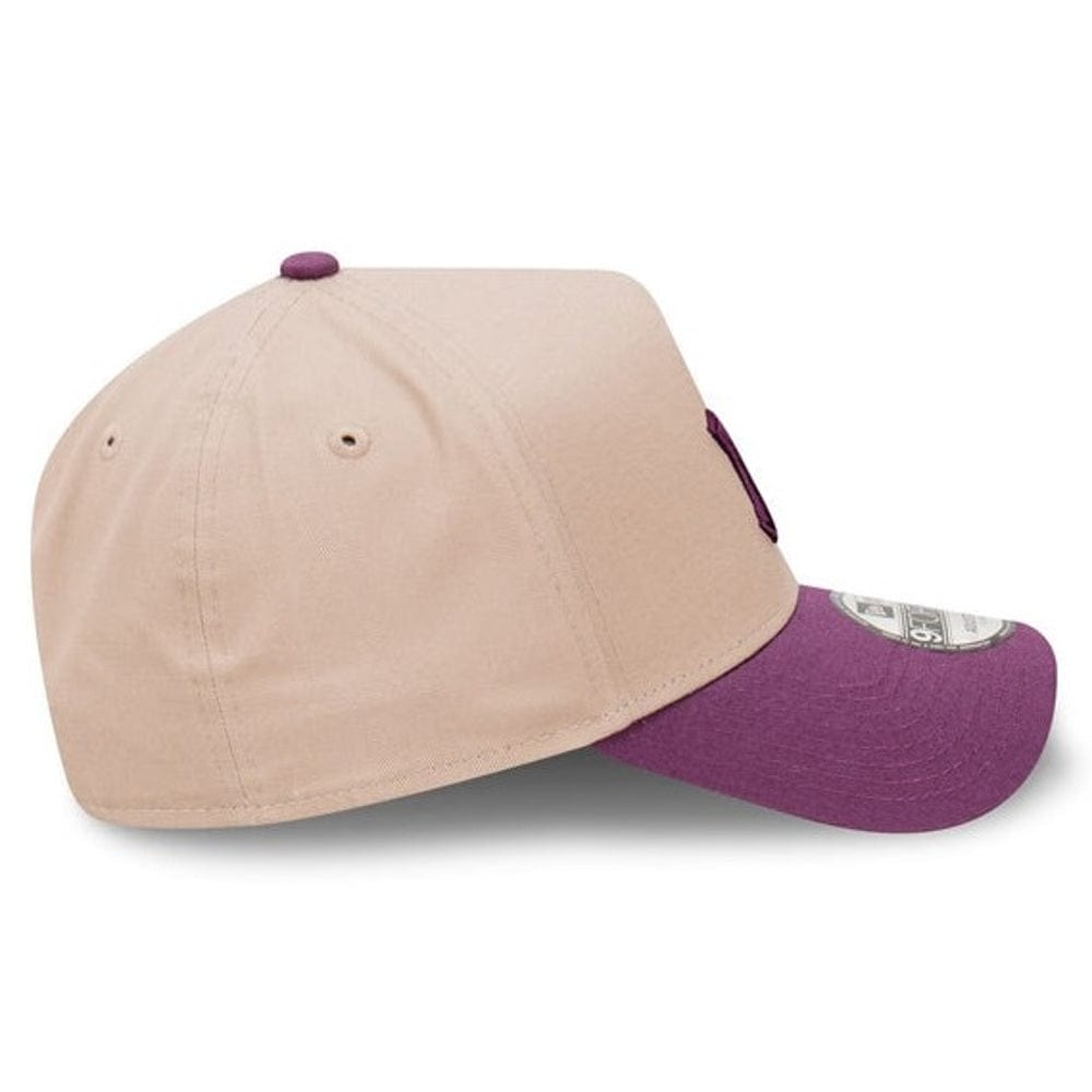 New Era 9FORTY 2 Tone A-Frame Snapback New York Yankees - Ash Brown / Damson