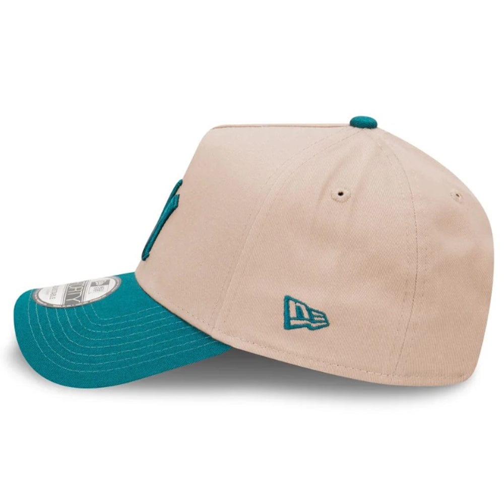 New Era 9FORTY 2 Tone A-Frame Snapback New York Yankees - Ash Brown / Midnight Green