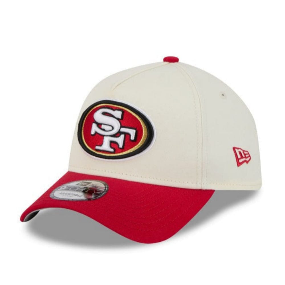 New Era 9FORTY 2 Tone A-Frame Superbowl San Fransisco 49ers - Chrome White
