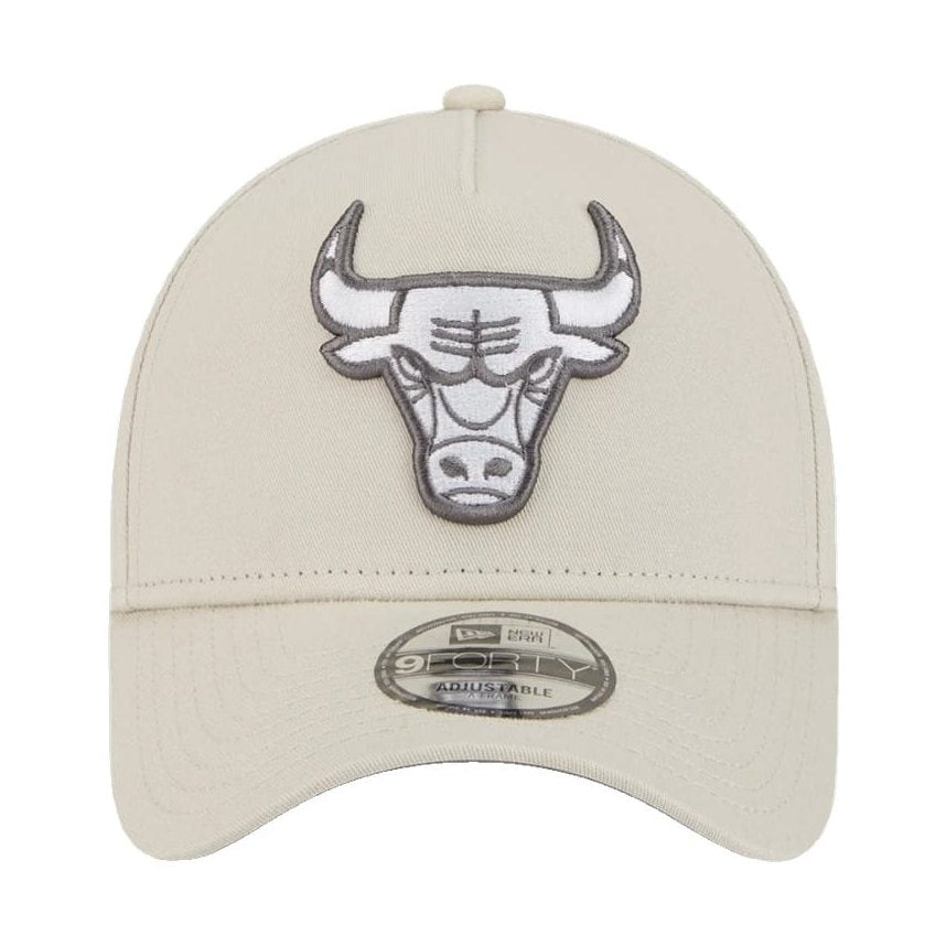 New Era 9FORTY A-Frame Concrete Snapback Chicago Bulls - Stone