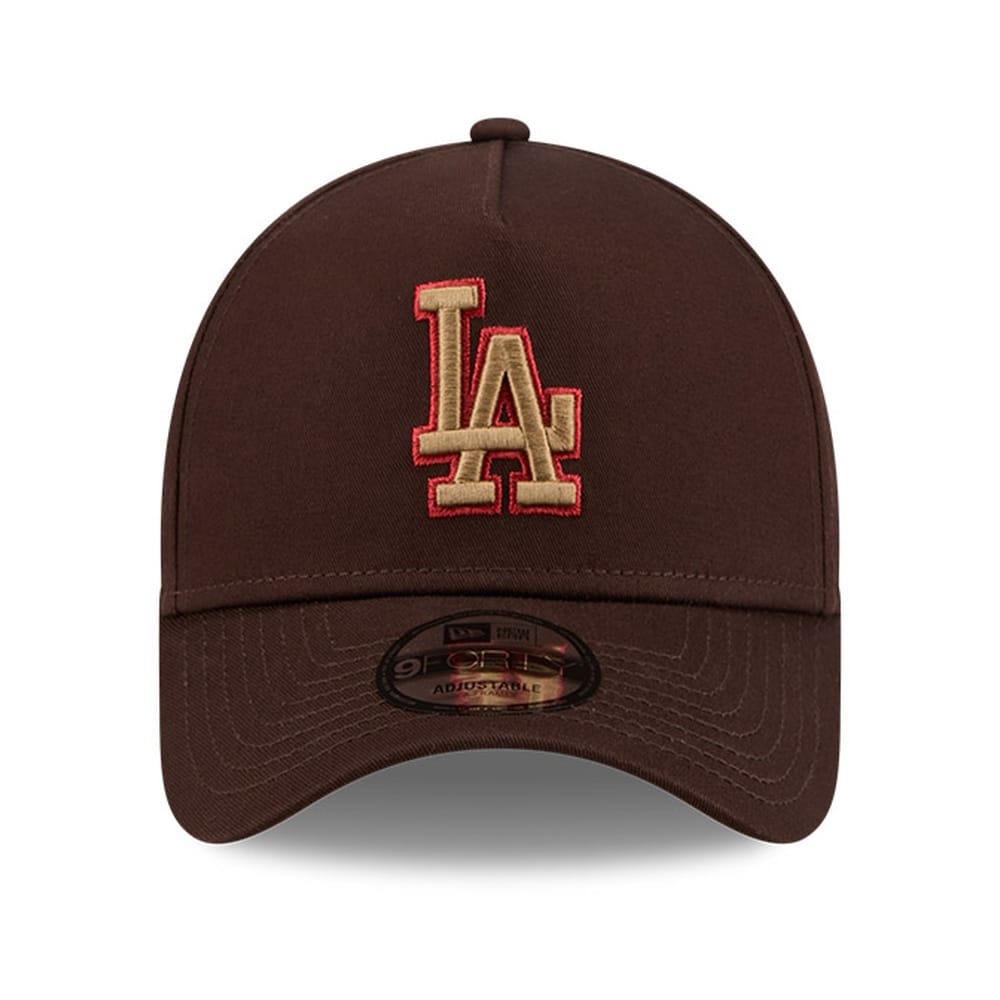 New Era 9FORTY A-Frame Los Angeles Dodgers - Chocolate Cherry